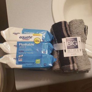Washcloths & Wipes Bundle Bathroom Set hypoallergenic